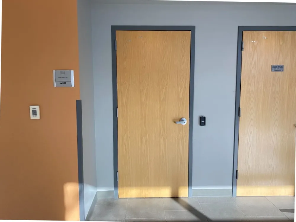 The door to the UCCS innovation lab.